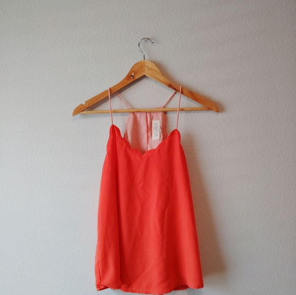 Sweet Wanderer Tops - Sweet Wanderer Pink and Orange Camisole Top